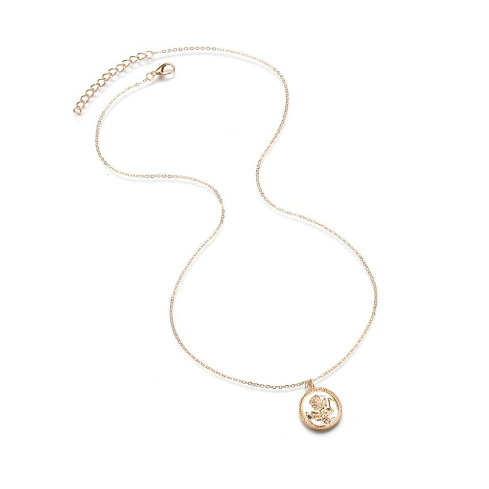 Rosebud Pendant Necklace - Picture 7 of 10